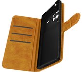 Funda Vivo X80 Pro cartera con cierre magnético y Soporte – marrón