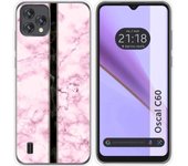 Funda Silicona Blackview Oscal C60 Mármol 04