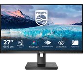 Philips S Line 272S1AE/00 LED display 68,6 cm (27 pulgadas pulgadas) 1920 x 1080 Pixeles Full HD LCD Negro