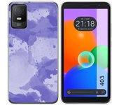 Funda Silicona Transparente TCL 403 Acuarela 01