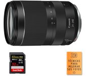 RF 24-240 mm f/4-6,3 IS USM + 1 SanDisk 32GB Extreme PRO UHS-II SDXC 300 MB/s + PDF  pulgadas pulgadas20 TÉCNICAS PA