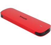 TooQ Caja externa para SSD M.2 NVMe, Rojo