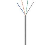 Microconnect 100m Cat5e cable de red Negro U/UTP (UTP)