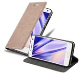 Funda Libro para ZTE BLADE V8 en MARRoN CAFe - Cubierta Proteccion con Cierre Magnetico, Tarjetero y Funcion de Suporte - Etui Case Cover Carcasa