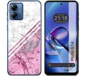 Funda Silicona Motorola Moto G14 Mármol 03