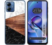 Funda Silicona Motorola Moto G14 Mármol 11