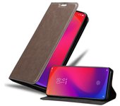 Funda Libro para Xiaomi RedMi K20 / Mi 9 T en MARRoN CAFe - Cubierta Proteccion con Cierre Magnetico, Tarjetero y Funcion de Suporte - Etui Case Cover Carcasa
