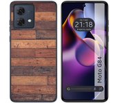 Funda Silicona Motorola Moto G84 5G Madera 03