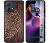 Funda Silicona Motorola Moto G84 5G Madera 06