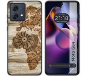 Funda Silicona Motorola Moto G84 5G Madera 07