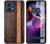 Funda Silicona Motorola Moto G84 5G Madera 05