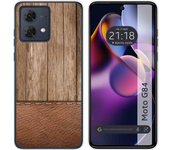 Funda Silicona Motorola Moto G84 5G Madera 09
