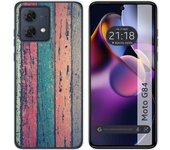 Funda Silicona Motorola Moto G84 5G Madera 10