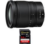 Z 24-70mm f/4 S + 1 SanDisk 64GB UHS-II 300 MB/s + PDF  pulgadas pulgadas20 TÉCNICAS PARA MEJORAR SUS FOTOS pulgadas