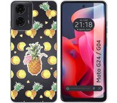 Funda Silicona Motorola Moto G04 / G24 Piña