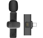 Micro inalámbrico Móvil USB-C omnidireccional Negro