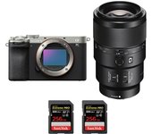 A7C II Silver + FE 90mm f/2.8 Macro G OSS + 2 SanDisk 256GB Extreme PRO UHS-II SDXC 300 MB/s + PDF M