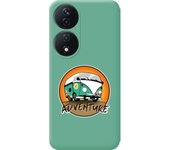 Funda Silicona Líquida Verde Honor X7b Adventure