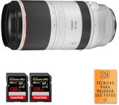 RF 100-500mm f/4.5-7.1L IS USM + 2 SanDisk 128GB Extreme PRO UHS-II 300 MB/s + PDF  pulgadas pulgadas20 TÉCNICAS PAR