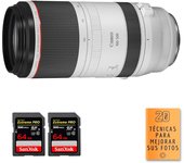 RF 100-500mm f/4.5-7.1L IS USM + 2 SanDisk 64GB Extreme PRO UHS-II 300 MB/s + PDF  pulgadas pulgadas20 TÉCNICAS PARA