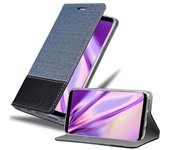 Funda Libro para Samsung Galaxy S8 en AZUL OSCURO NEGRO - Cubierta Proteccion con Cierre Magnetico, Tarjetero y Funcion de Suporte - Etui Case Cover Carcasa