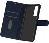 Funda para Samsung Galaxy A02s Tarjetero Función Soporte Azul