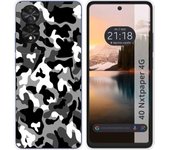 Funda Silicona TCL 40 NXTPAPER Snow Camuflaje