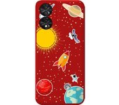 Funda Silicona Líquida Roja TCL 50 SE Espacio