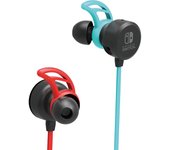 Hori Earbuds Pro Auriculares gancho de oreja, Dentro de oído Azul, Rojo