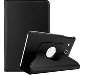 Funda Tableta para Samsung Galaxy Tab E (9.6 pulgadas pulgadas Zoll) SM-T561 / T560 in NEGRO SAuCO ? Cubierta Proteccion en Estilo Libro SIN Auto Wake Up con Funcion de Suporte e Cierre Cinta Elastica