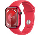 Watch Series 9 41mm GPS Caja aluminio rojo y correa deportiva M/L