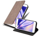 Funda Libro para HTC Desire 10 LIFESTYLE / Desire 825 en MARRoN CAFe - Cubierta Proteccion con Cierre Magnetico, Tarjetero y Funcion de Suporte - Etui Case Cover Carcasa