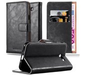 Funda Libro para Samsung Galaxy J7 2017 US Version en NEGRO GRAFITO - Cubierta Proteccion con Cierre Magnetico, Tarjetero y Funcion de Suporte - Etui Case Cover Carcasa