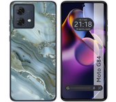 Funda Silicona Motorola Moto G84 5G Mármol 09