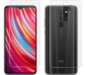 Protector Pantalla Xiaomi Redmi Note 8 Pro Frontal y Trasera y Antibacterias