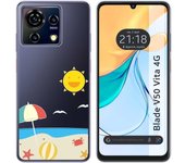 Funda Silicona Zte Blade V50 Vita 4G Playa