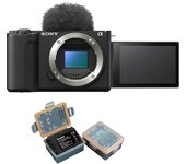 ZV-E10 II Cámara sin espejo (negra)+batería Kingma de 2000mAh ( NP-FZ100)
