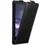 Funda para Motorola MOTO Z in NEGRO ANTRACITA - Cubierta Proteccion Estilo Flip con Cierre Magnetico - Etui Case Cover Carcasa
