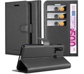 Funda Libro para Huawei NOVA 5i / P20 LITE 2019 en NEGRO FANTASMA - Cubierta Proteccion con Cierre Magnetico, Tarjetero y Funcion de Suporte - Etui Case Cover Carcasa