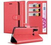 Funda Libro para Huawei NOVA 5i / P20 LITE 2019 en ROJO CARMiN - Cubierta Proteccion con Cierre Magnetico, Tarjetero y Funcion de Suporte - Etui Case Cover Carcasa