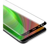 Pelicula Protectora para Samsung Galaxy S8 en TRANSPARENTE con NEGRO - Pantalla de Vidrio Templado Cobertura Completa (Tempered) Compatible 3D con Dureza 9H