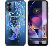 Funda Silicona Motorola Moto G54 5G Plumas