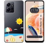 Funda Silicona Transparente Xiaomi Redmi Note 12 4G Playa