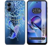 Funda Silicona Motorola Moto G14 Plumas