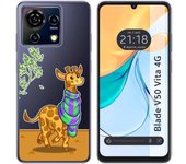 Funda Silicona Zte Blade V50 Vita 4G Jirafa