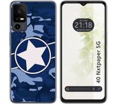 Funda Silicona TCL 40 NXTPAPER 5G Camuflaje 03