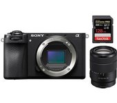 a6700 + lente E 18-135 mm F 3.5-5.6 OSS + SanDisk 128 GB Extreme Pro SDXC UHS-II U3 300 MB/s
