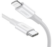 Ugreen 10493 cable USB 1 m USB C USB C/Lightning Blanco