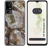 Funda Silicona TCL 40 NXTPAPER 5G Mármol 14