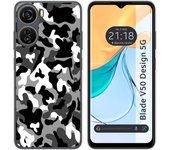 Funda Silicona Zte Blade V50 Design 5G Snow Camuflaje